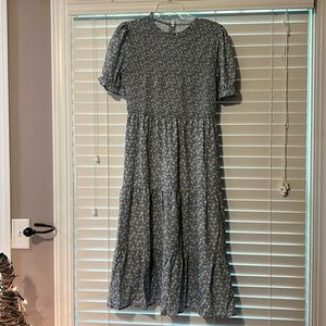 PetalLush Smocked MIDI Dress